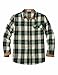 COOFANDY Men's Casual Button Down Regular Fit Long Sleeve Plaid Flannel Shirts Green