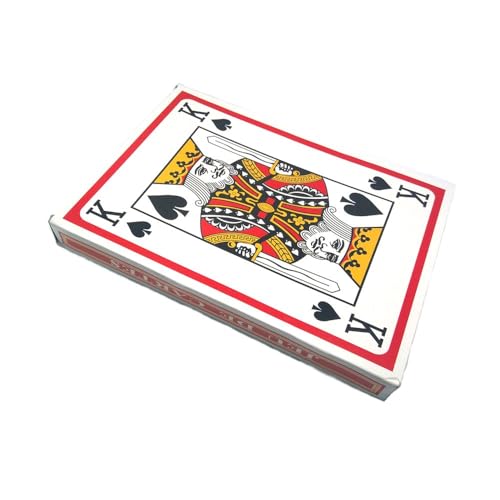 Baraja de naipes jumbo de 5x7 pulgadas para póker miniatura 5