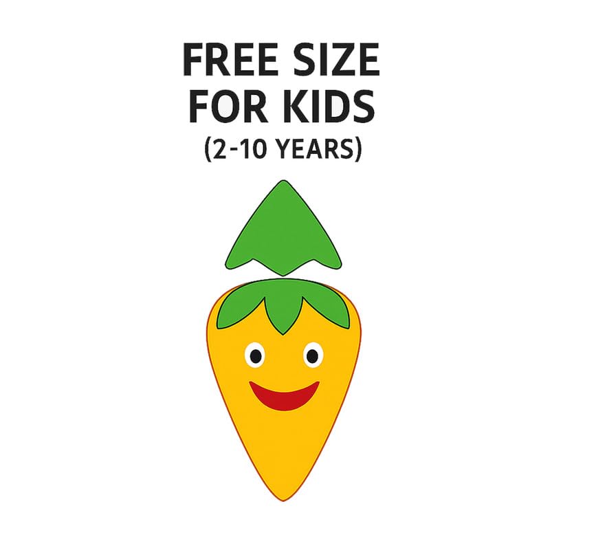 Image of FancyDressWale Fruit & Vegetable Fancy Dress Costume for Kids | Free Size 2-10 Years | School Fancy Dress, Stage Shows, Theme Parties
