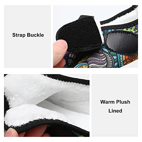 L-RUN Womens Mens House Slippers Indoor Home Shoes Warm Barefoot Slippers Outdoor House Shoes Anti-slip4