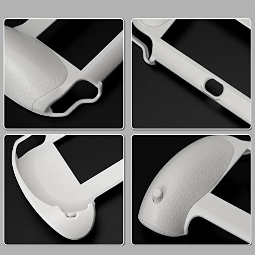 Sedicoca Trigger Grips Hand Grip Compatible Durable Joypad Plastic Flexible Hand Grip Compatible With For Ps Vita Playstation Vita 1000 (Pch-1000) White #TOP1