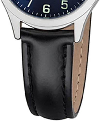 REGENT Women Analog Quartz Watch with Leather Strap 12111163, Black - Image 4