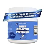 Zen Principle Grass-Fed Gelatin Powder, 1.5 lb. Custom Anti-Aging Protein for Healthy Hair, Skin, Joints & Nails. Paleo and Keto Friendly. Cooking and Baking. GMO-Free and Gluten-Free. Unflavored.