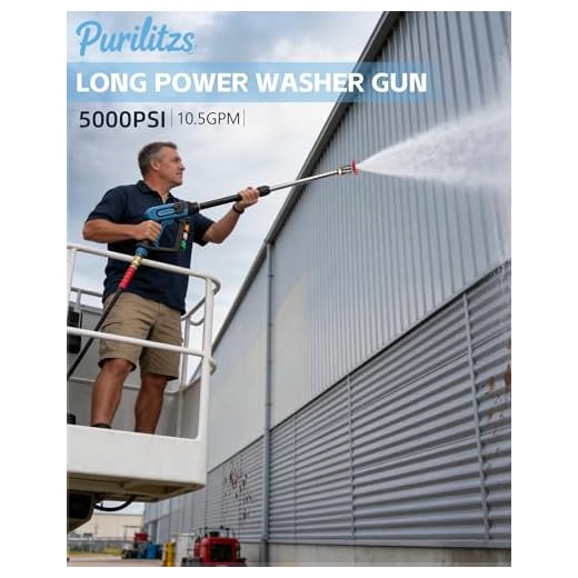 5000PSI Heavy-Duty Pressure Washer Gun