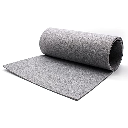 Casoro Tischläufer aus Filz 40x150cm in Graumeliert, abwaschbar, Tischband, Moderne Tischdecke für jeden Anlass. Schutz für Jede Tischoberfläche Cover