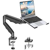 MOUNT PRO Laptop Arm Mount for Desk, Fits Max 17' Notebook and 32' Monitors