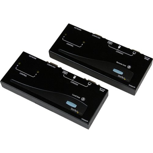 StarTech.com SV565UTP - KVM Extender, 15 Pin D Sub Male-to-Male, Cat 6, 500 ft, Compatible with Computer, Laptop, Server