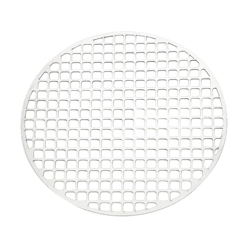 Genérico Stove Cooking Grate – Stainless Steel Bar BBQ Cooking Grill Grates, Round Grill Grate Portable Replacement Parts Stand for Food Roast Pizza Pit Camping Outdoor Bbqs Cook