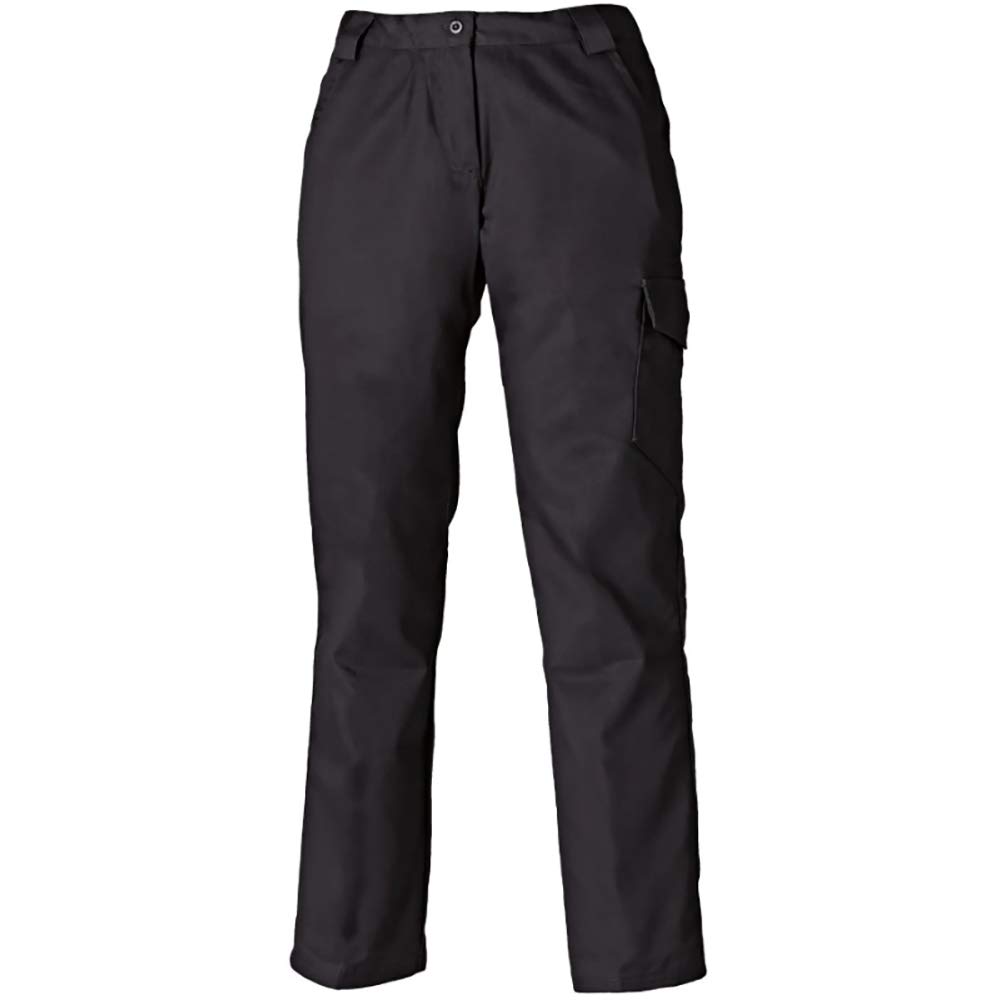 Dickies (14 Short, ) Redhawk Wd855 Ladies Workwear Combat Trousers Black