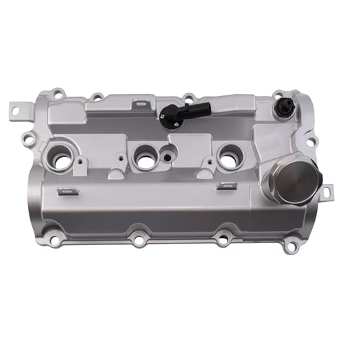 Image of TRQ Left Valve Cover Driver Side Compatible with 2013 INFINITI EX37 FX37 2008-2013 G37 2011-2013 M37 2014-2019 Q70 2015-2019 Q70L 2014-2017 QX50 QX70 2009-2020 Nissan 370Z
