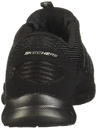Skechers women's Gratis-Strolling Sneaker, Black/Black BBK, 9 M US Close-up of the Skechers Gratis-Strolling Sneaker's memory foam insole, providing exceptional cushioning and support