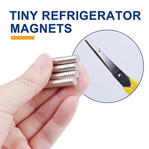image for DIYMAG 80 Pack Small Round Neodymium Magnet for Fridge, Tiny Refrigera
