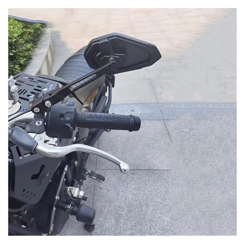 Motocicleta retrovisor espejo lateral de aluminio para Scrambler 2