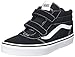 Vans Unisex Jungen Ward Mid V Sneaker, (Suede/Canvas) Black/White, 37 EU Sneaker günstig Kaufen-Vans Unisex Jungen Ward Mid V Sneaker, (Suede/Canvas) Black/White, 37 EU