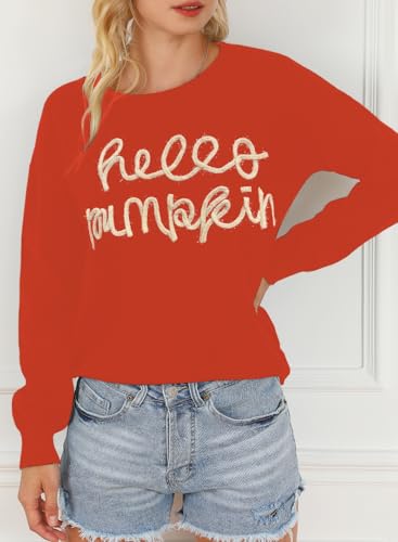 Image of MARZXIN Women Sweater Merry Christmas Pullover Holiday Sweatshirts Tops