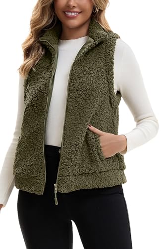 Veste polaire Sherpa femme sans manches pour vos balades d'automne