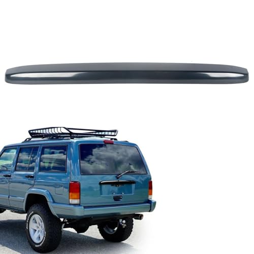 KARPAL Rear License Plate Light Lamp Cover Compatible with 1997 1998 1999 2000 2001 Jeep Cherokee 5FL86ZZZ Gloss Black