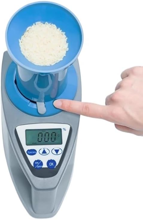 Moisture Meters, High Precision Lds-1G Automatic Digital Grain Moisture Tester Grain Corn Wheat Moisture Humidity Gauge Meter Tester Detector