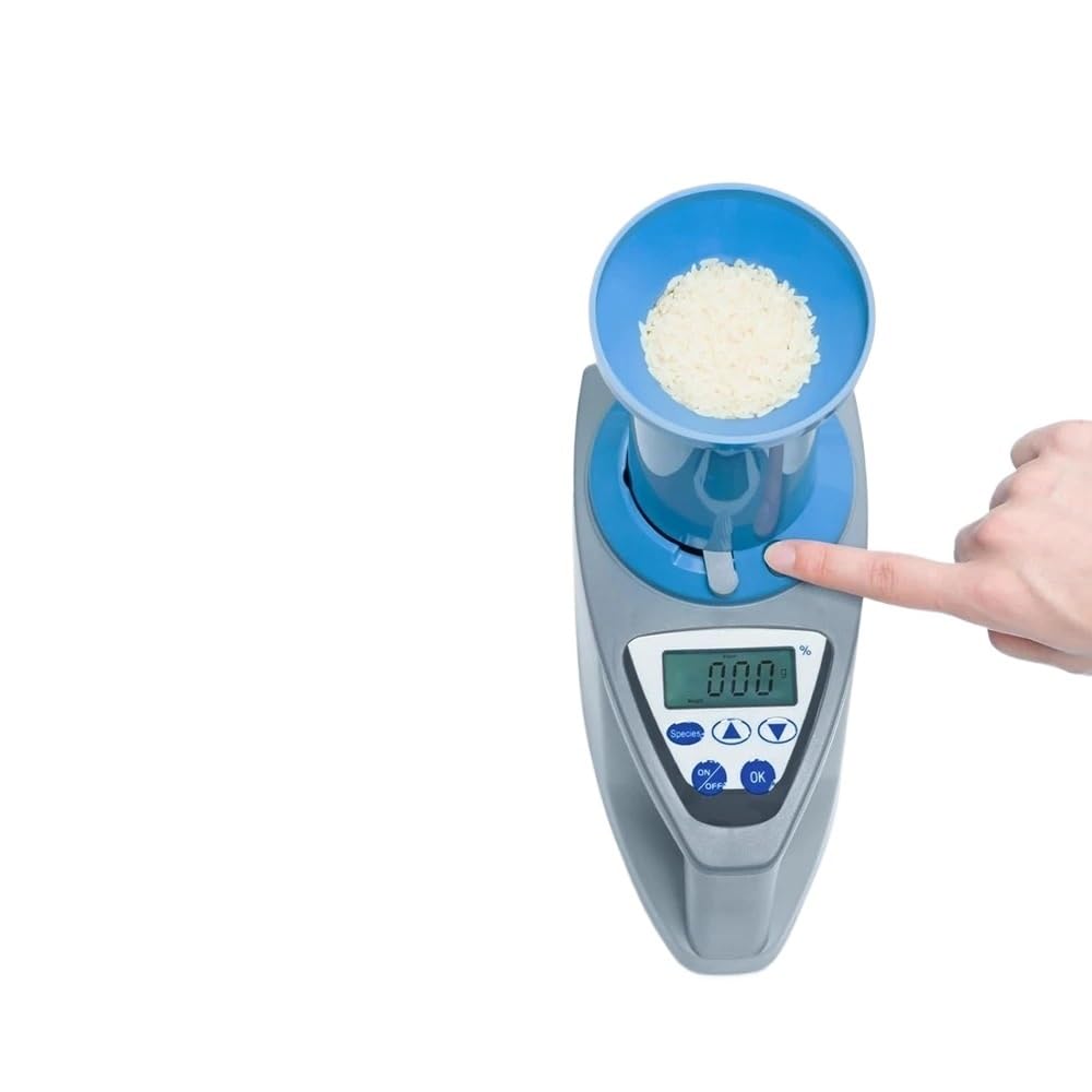 Llawqsm One Color Moisture Meter, High Precision Lds-1G Automatic Digital Grain Moisture Tester Corn Wheat Humidity Gauge Meter Detector