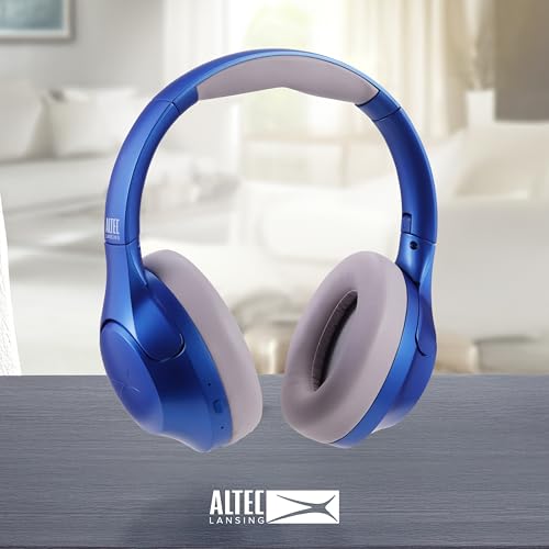 Image of Altec Lansing ComfortQ 2.0 Over Ear Bluetooth Headphones, Wireless Noise Cancelling Headphones with 50-Hour Battery, Foldable Design, Voice Assistant, Quick Charge, Bluetooth 5.3