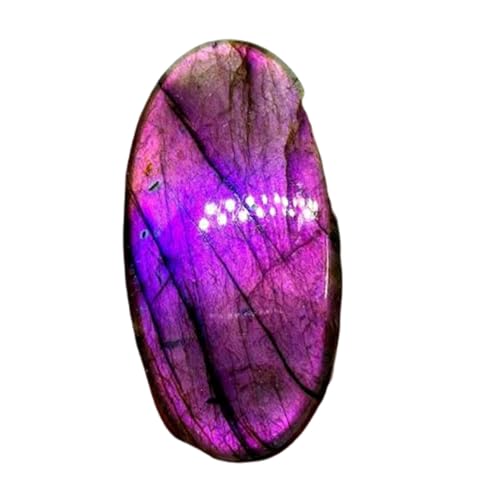 Labradorite véritable ovale 69mm pour fabriquer un pendentif artisanal unique en DIY