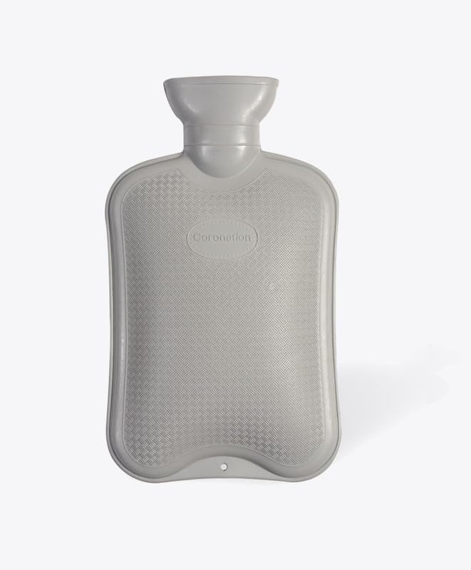 Coronation Plain Hot Water Bag (White, Large) | Better grip and Heat/Cold Disspation | 2 Liters Capacity | Great for Cramps, Pain Relief & Cozy Nights | Feet/Bed Warmer for Adults, Kids (B0CQJWYT6P) Amazon Price History, Amazon Price Tracker