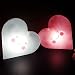 Produktbild CRITY Nachtlicht, Liebe Vinyl Tischlampe LED Spielzeug Cartoon Kinderlichter Schlafzimmer Nachttischlampe Augenschutz Nachttischlampe Dekoration Lichterketten Innen Beleuchtung (Pink)