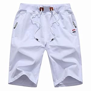 Herenshorts Tether Effen kleur splitsen Los midden taille Recht Mode Comfortabel Casual Veelzijdig Knap