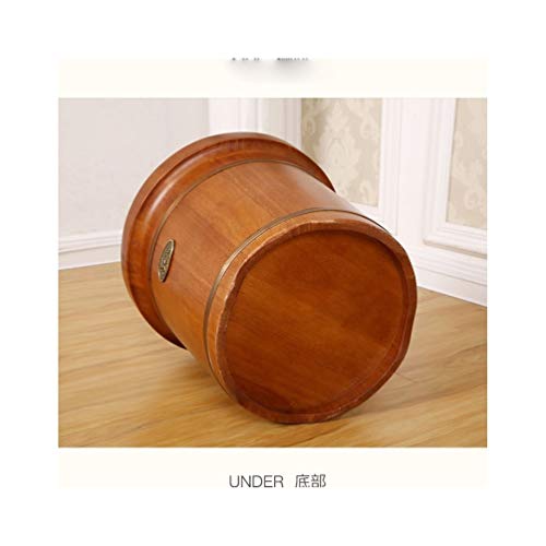 Bañera de madera para pies con masajeador y tapa miniatura 3