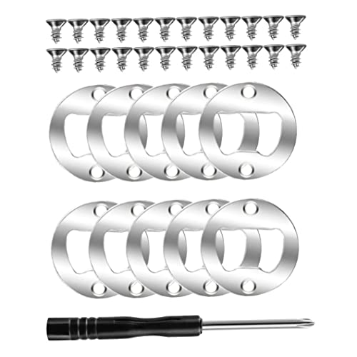 fkngcp Insertos de abridor de Botellas Kit Tornillos de Llave de Cerveza DIY Piezas para la Cerveza Moldes de Resina de abridor de 2 Piezas de Botella