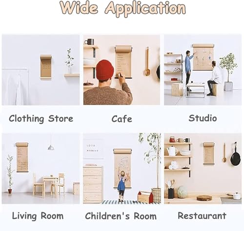 Cortador de rollo de papel kraft de pared portarrollos ecológico 70cm 8