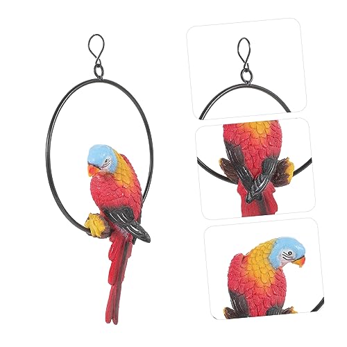 Pendentif parrot simulé aux finitions soignées pour jardin - 8
