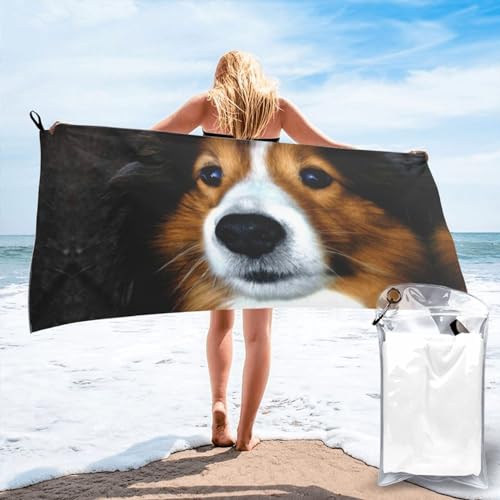 Serviette de bain pour camping et plage compacte Shetland