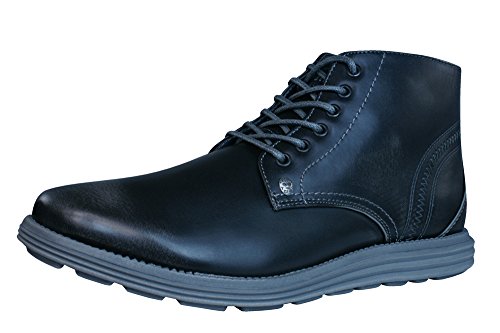 Firetrap Baccara Mens Lace up Ankle Boots-Charcoal Grey-6