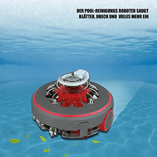 Poolroboter Mauk Poolbodenreinigung mit Li-Ion Akku für bis zu 200 m²