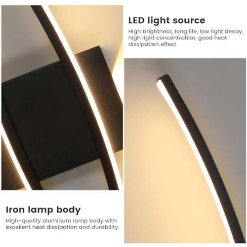 Aplique de pared LED interior recargable 60cm con temperatura de 3 colores para pasillo 4