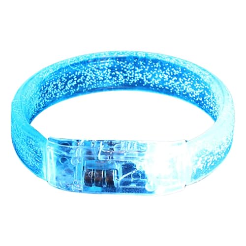 Braccialetti LED | Giocattoli Con Braccialetti Illuminazione | Bracciali Lampeggianti A LED Che Si Illuminano Al Buio Accessories Per Festival | Bracciali Luminosi Accessories Per Concerti (Blu)