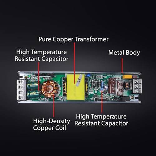 Image of Electronic Spices 12V 300W SMPS LED Power Supply 25A AC to DC Converter for DIY Projects