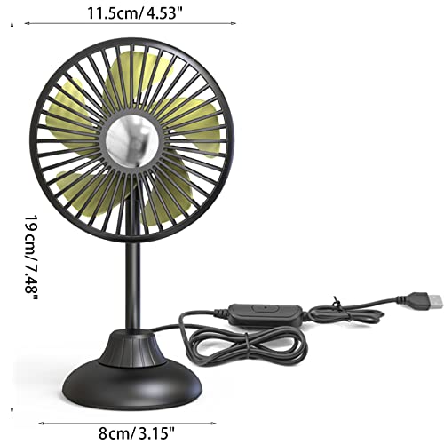 Ventilador de camping recargable con manguera para viajes 3