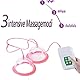 Elektrische Brustpumpe Vibratoren Nippelsauger Für Sie Wiederaufladbar Sexspielzeug Brust Vergrößerungs Pumpen Female Care Breast Health, Doppelte Tasse, 3 Intensitäten, 2 Modi,3. generation,D
