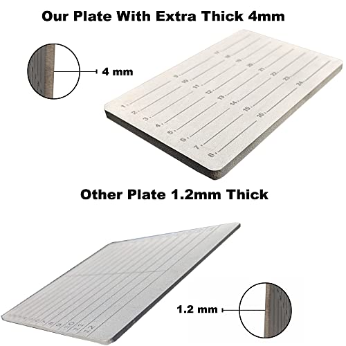 Almacenamiento de semillas criptográficas en placa de titanio perforable de 4 mm 7
