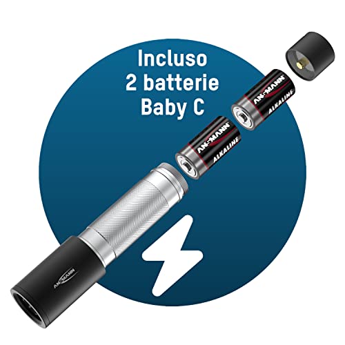 Ansmann Torcia Elettrica Led Daily Use 300B Con 2Xbaby C - 5