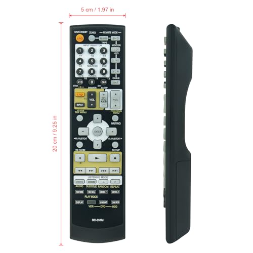 New RC-651M Replacement Remote Control - Image 2