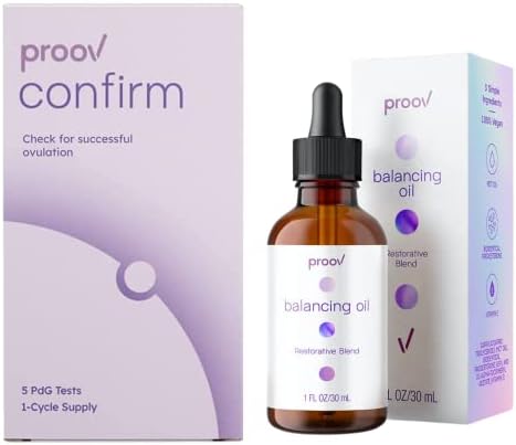 Confirm Successful Ovulation and Maintain Balance | PdG Progesterone Metabolite Test | Balancing Oil to Support Your Balance (Unscented)