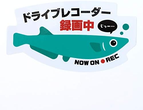 ドライブレコーダー 録画中 マグネット ステッカー めだか ステッカー デカール 車 バイク Amazon