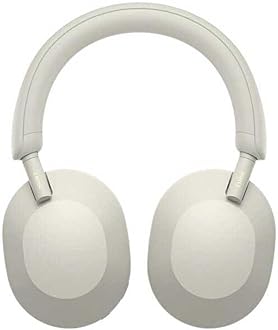 Sony WH-1000XM5 Hard Case Premium Noise Cancelling Wireless Over-Ear Headphones, Bluetooth, Clear Call Quality, Hi-Res Audio, Up to 30hr Battery Life, Includes Hard Case, iOS & Android - Silver