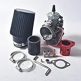 SJVLXHI VM34 Carburetor Kit, For GX390 / 420cc Predator,58mm Air Filter Black