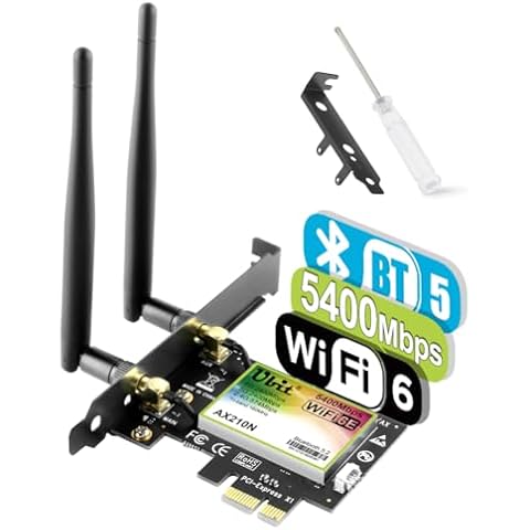 Ubit AX210N WiFi 6e Dual Band Card Cover