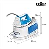 Braun Carestyle1 IS1012BL, 5 ANNI DI ASSISTENZA, Ferro Generatore Di Vapore, Carica Continua, Termostato Regolabile, Tanica 1,5L, AUTOSPEGNIMENTO,Colpo Vapore 340g/min, Sistema Sicurezza, Azzurro