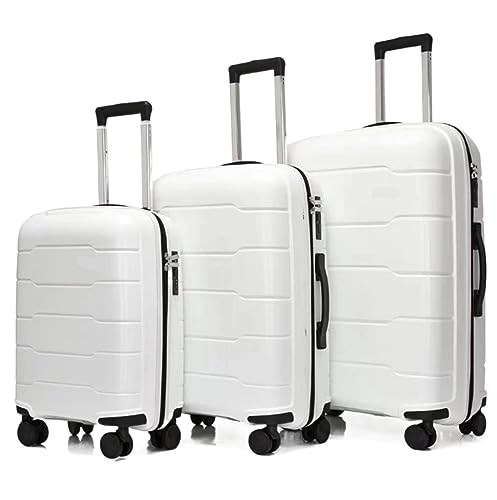 ANIIC Luggage Suitcases With Wheels Luggage Sets 3 Piece Suitcases With Wheels, Expandable And Travel Lightweight Suitcase Spinner Luggages (Color : D, Size : 20+24+28 in)